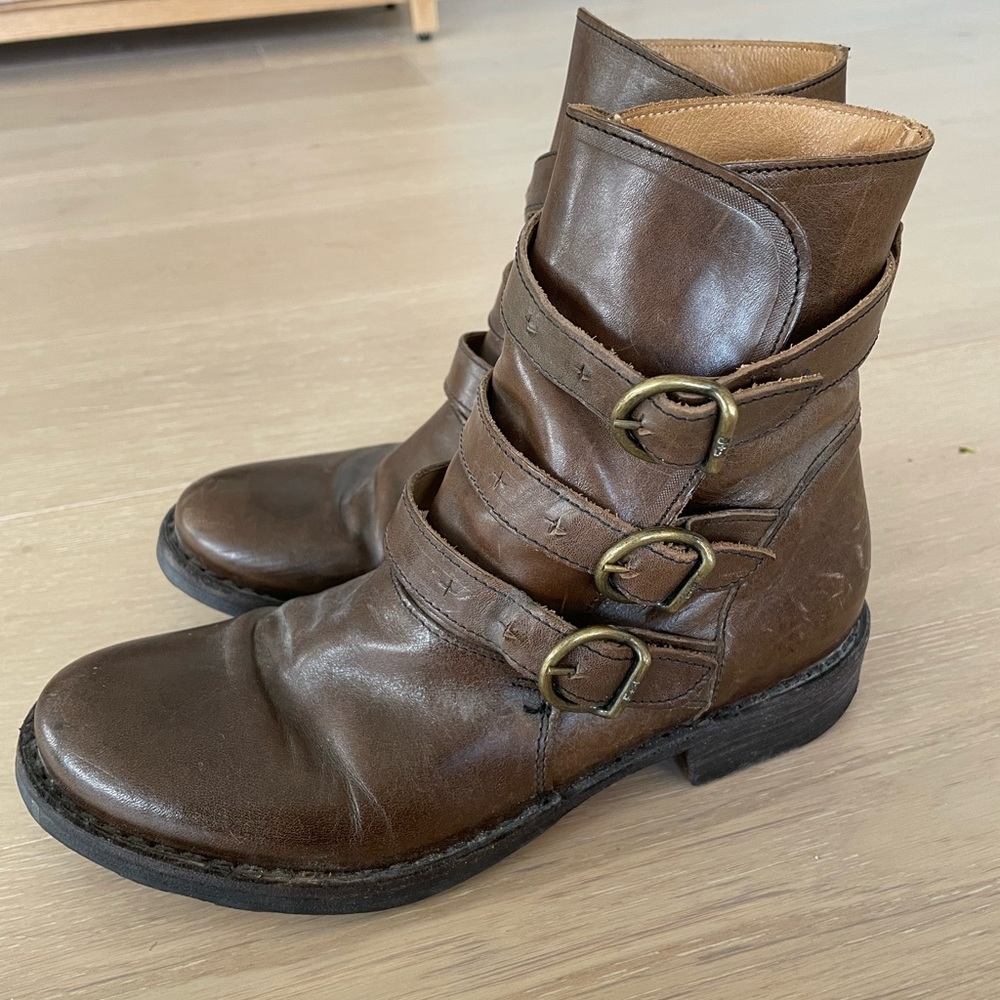 FIORENTINI+BAKER 3 Buckle Moto Boot Sz 36